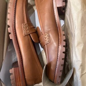NWT Madewell Corinne Lugsole Loafer Size 9